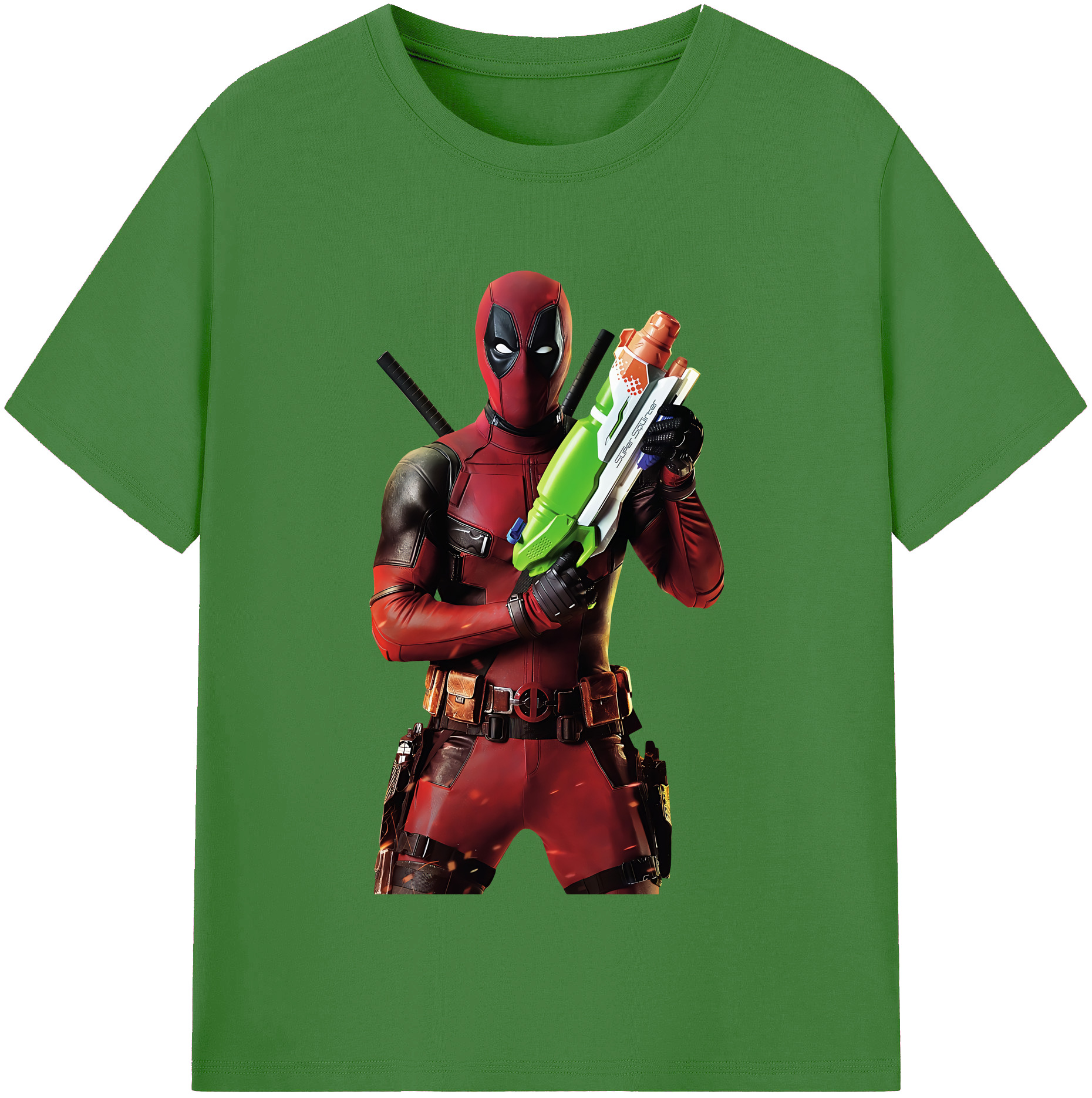 （画像用） Deadpool デッドプール レディースカジュアルプリントTシャツ（綿100％）